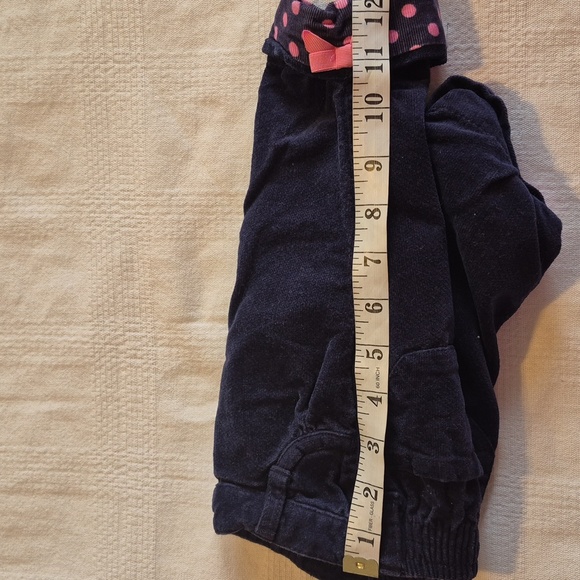 Gymboree girls 3-6 months blue velveteen pants pull on VGUC - Picture 4 of 6